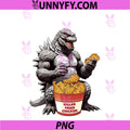 Japanese Kaiju Monster PNG, Eating Fried Chicken In Tokyo Japan PNG