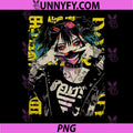 Japanese Streetwear Cyberpunk Y2K PNG, Retro Techwear Manga Anime PNG 