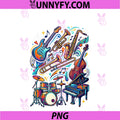 Jazz Instruments Player Band Musician PNG, Music Lovers Design PNG
