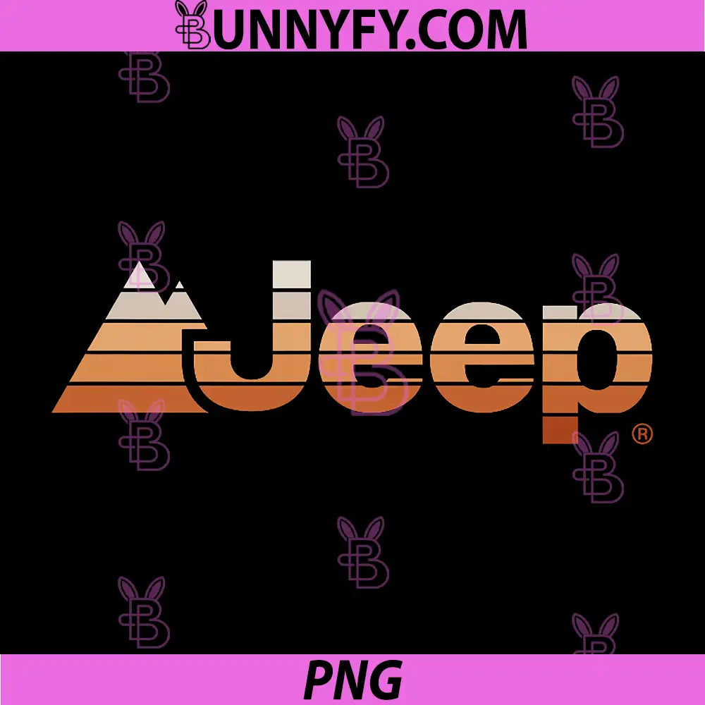Jeep Iconic Sunset Logo PNG, Officially Licensed PNG