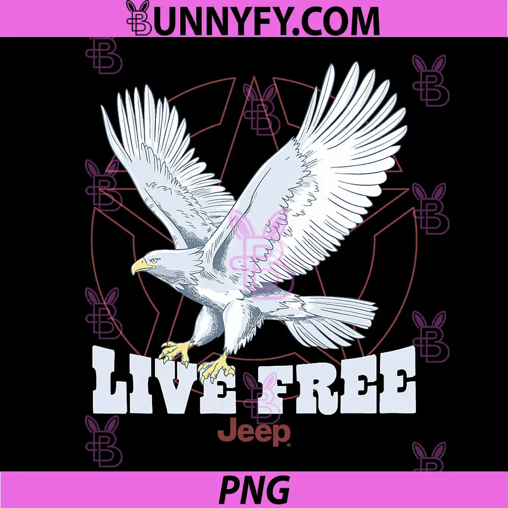 Jeep Live Free Eagle PNG, Officially Licensed PNG