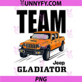 Jeep Team Gladiator PNG, Officially Licensed PNG