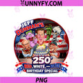 Jeff Dunham 250th Red PNG, White, & Blue Birthday Special PNG