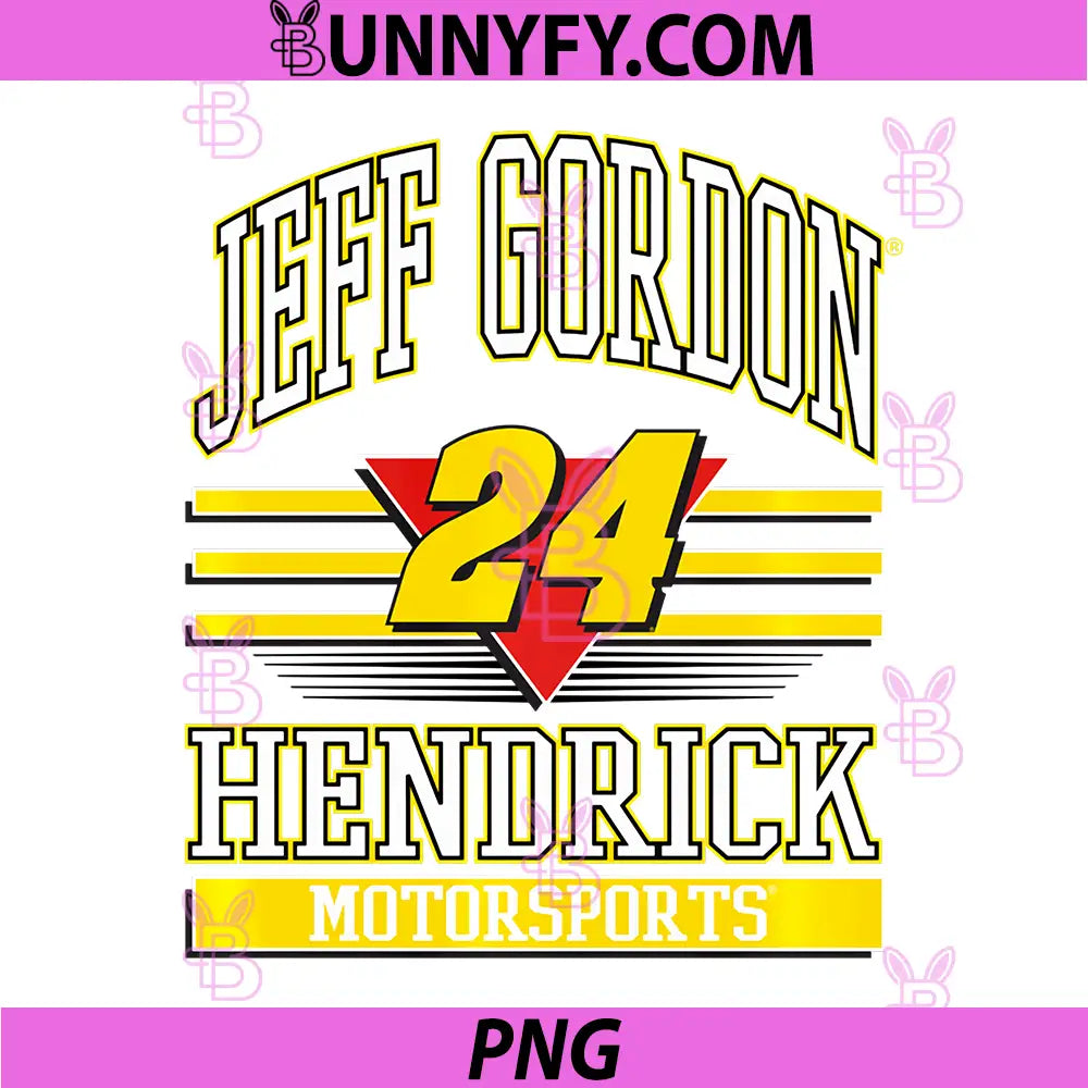 Jeff Gordon 24 Hendrick PNG, Motorsports Officially Licensed Red PNG