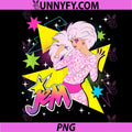 Jem and The Holograms Jem Pop Star PNG, Singing Stars & Geometric PNG