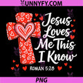 Jesus Love & Faith Valentines Day PNG, God Christian Religious PNG