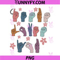 Jesus Loves You PNG, ASL Sign Language Christian PNG