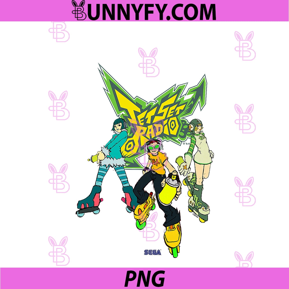 Jet Set Radio Group Mew PNG, Beat, Gum SEGA Dreamcast Video Game PNG