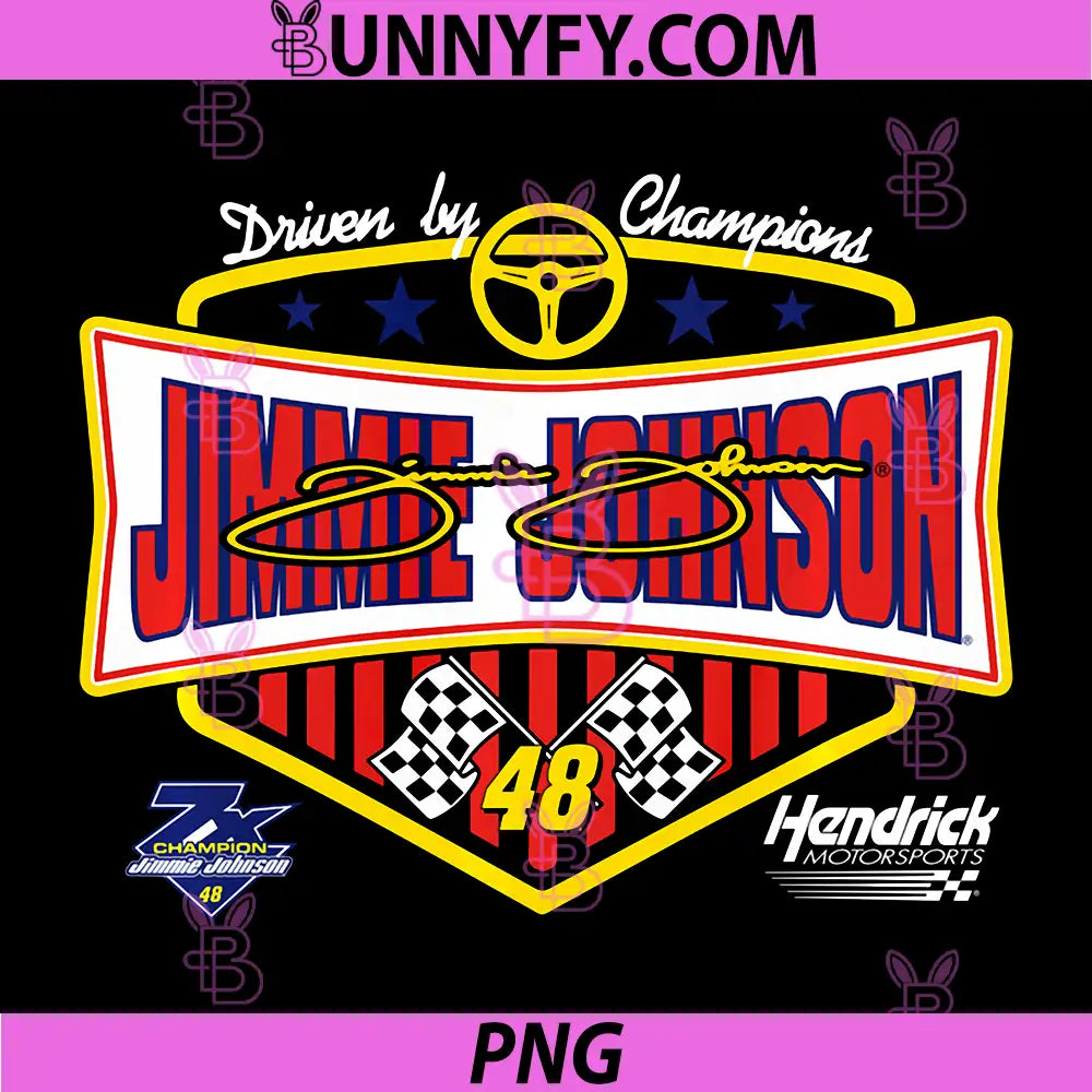 Jimmie Johnson Hendrick Motorsports PNG, Licensed Black Performance PNG
