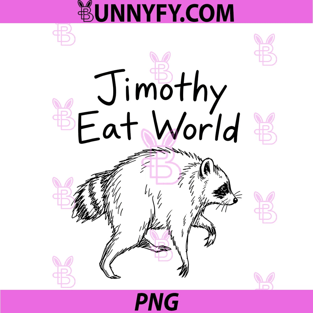 Jimothy Eat World PNG, Funny Viral Raccoon Seattle Trash Panda PNG