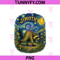 Jimothy From Seattle In Van Gogh Art PNG, Funny Panda Jimothy PNG