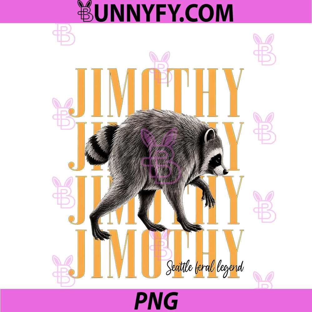 Jimothy Raccoon PNG, Seattle Feral Legend PNG