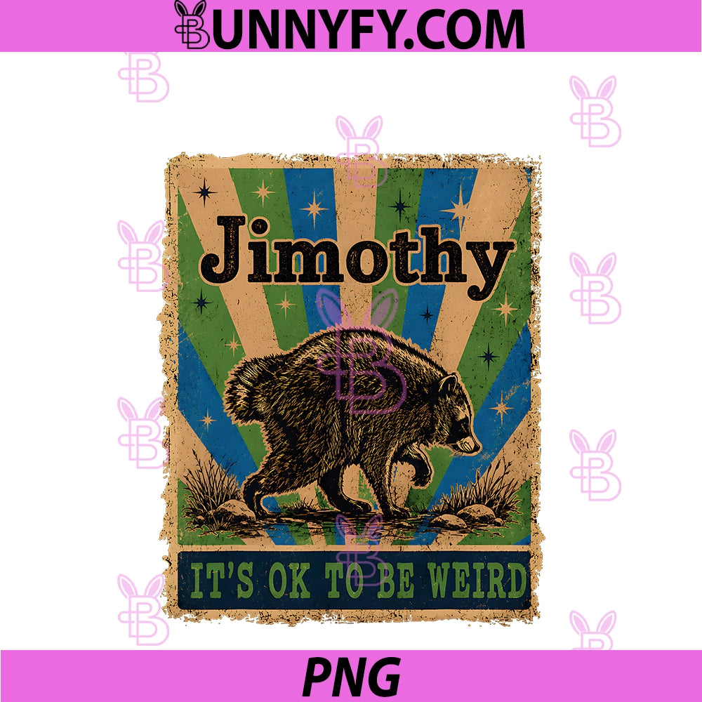 Jimothy Raccoon Retro PNG, Sunburst Ok To Be Weird Viral Seattle PNG