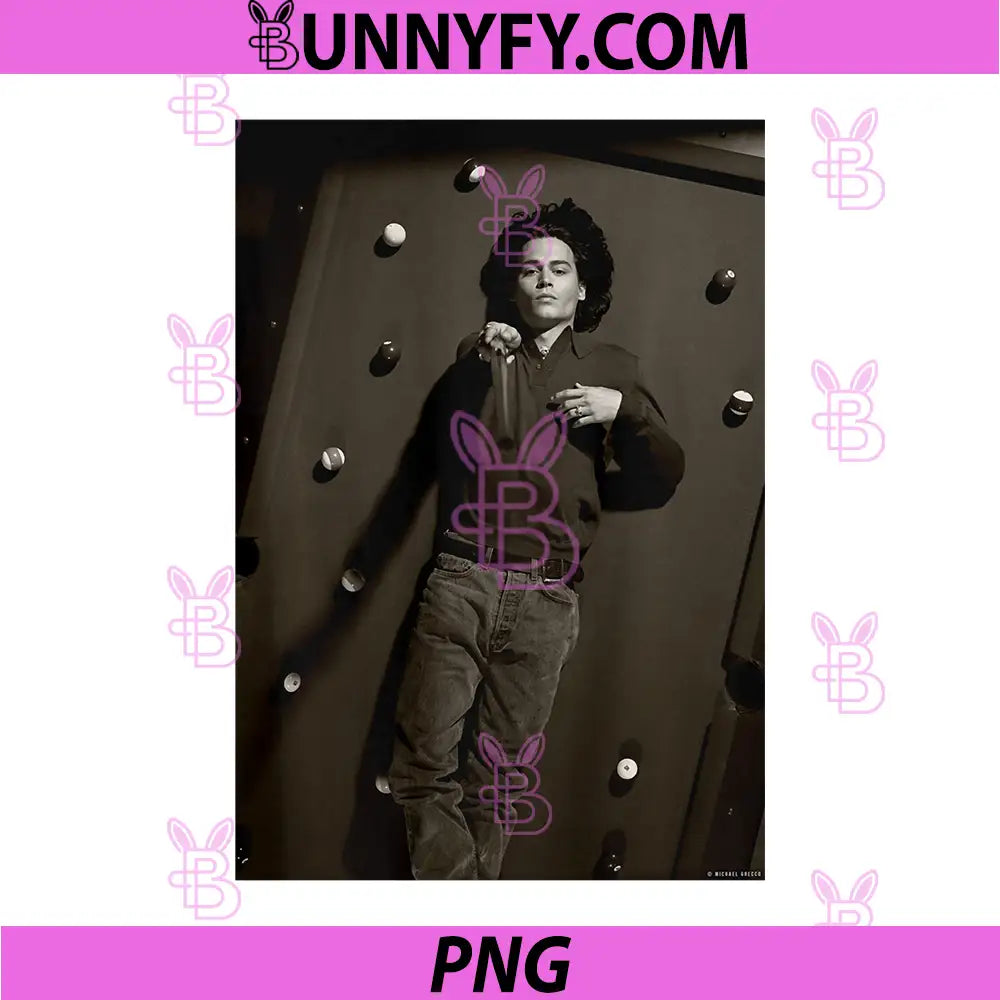 Johnny Depp Actor Pool Table PNG, Photo By Michael Grecco PNG
