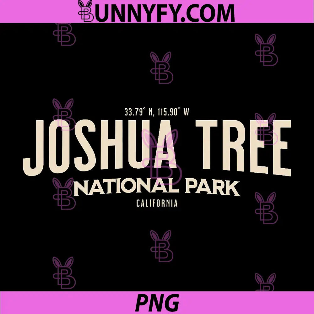 Joshua Tree National Park PNG, GPS Coordinates California PNG