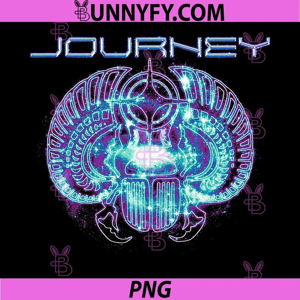 Journey Space Scarab Neon Art PNG, Cosmic Sci Fi Scarab Design PNG