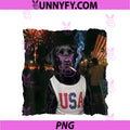July 4th Patriotic Black Lab Dog PNG, Smoking Cigarette 250 Years PNG