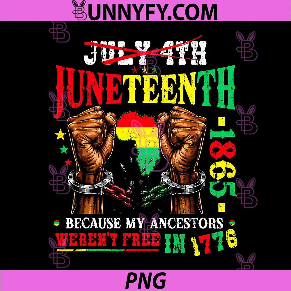 Juneteenth 1865 Afro African PNG, American 4th of July PNG