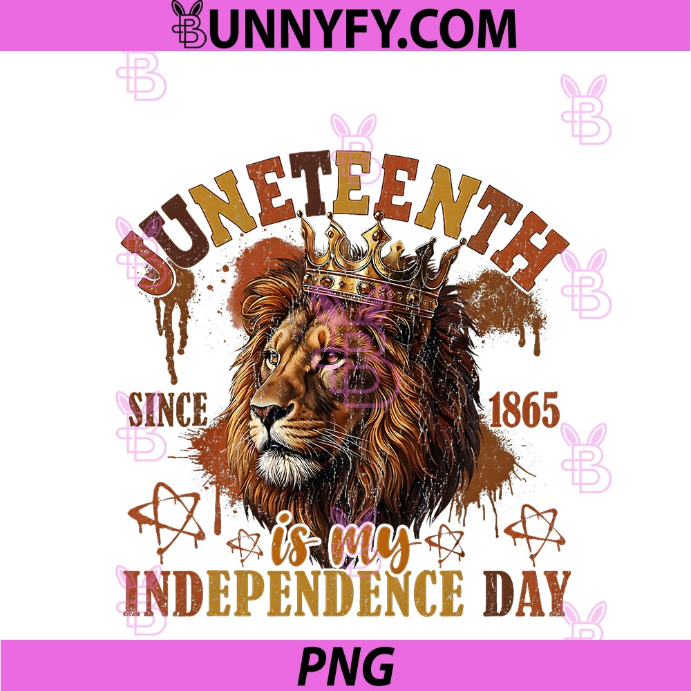 Juneteenth Is My Independence Day PNG, Pan African Colors Decor PNG