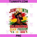 Juneteenth PNG, Black Men Celebrating Black Freedom 1865 PNG