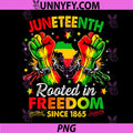 Juneteenth Rooted in Freedom PNG, African American Since 1865 PNG
