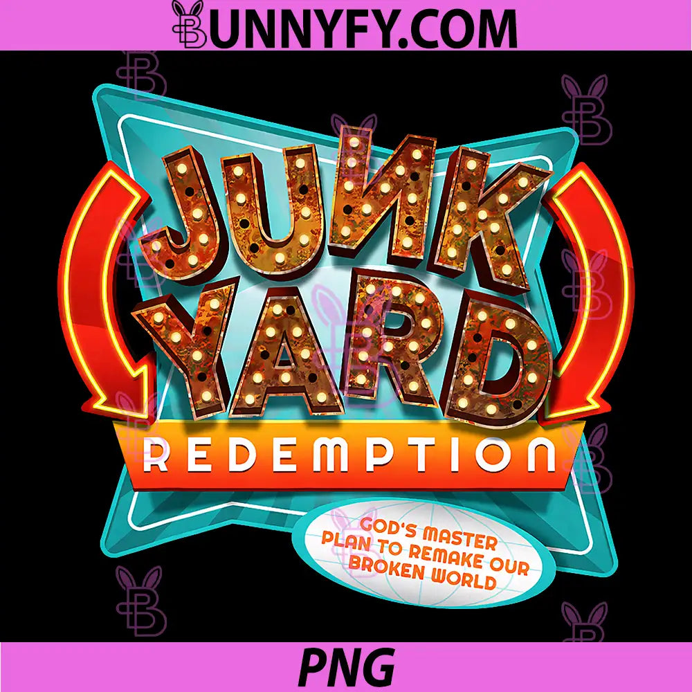 Junkyard Redemption VBS 2026 PNG, God’s Plan to Remake Our World PNG