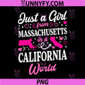 Just A Girl from Massachusetts PNG, In A California World PNG