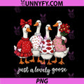 Just A Lovely Goose Cute PNG, Silly Goose Valentine's Day PNG (2)