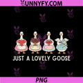 Just A Lovely Goose Cute PNG, Silly Goose Valentine's Day PNG