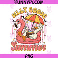 Just A Silly Goose Summer PNG, Funny Beach Vacation PNG