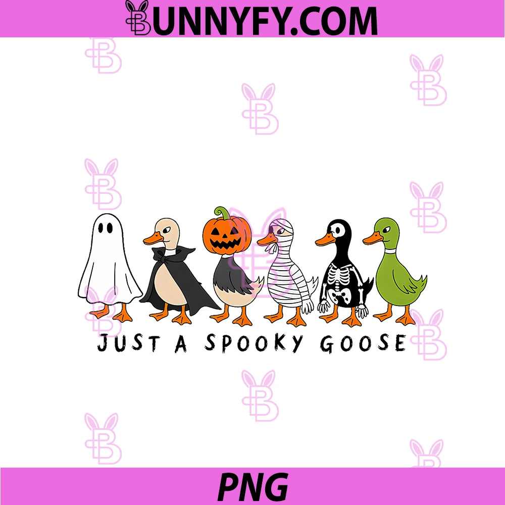 Just A Spooky Goose PNG, Halloween PNG