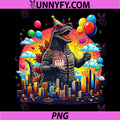 Kaiju Birthday Japan Monster PNG, Movie Bday Party Decorations PNG