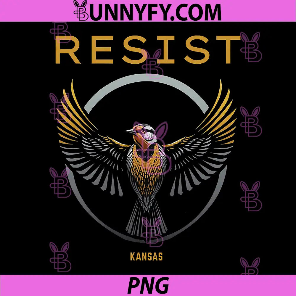 Kansas Resist 2026 PNG, Symbol of Rebel Alliance Meadowlark PNG