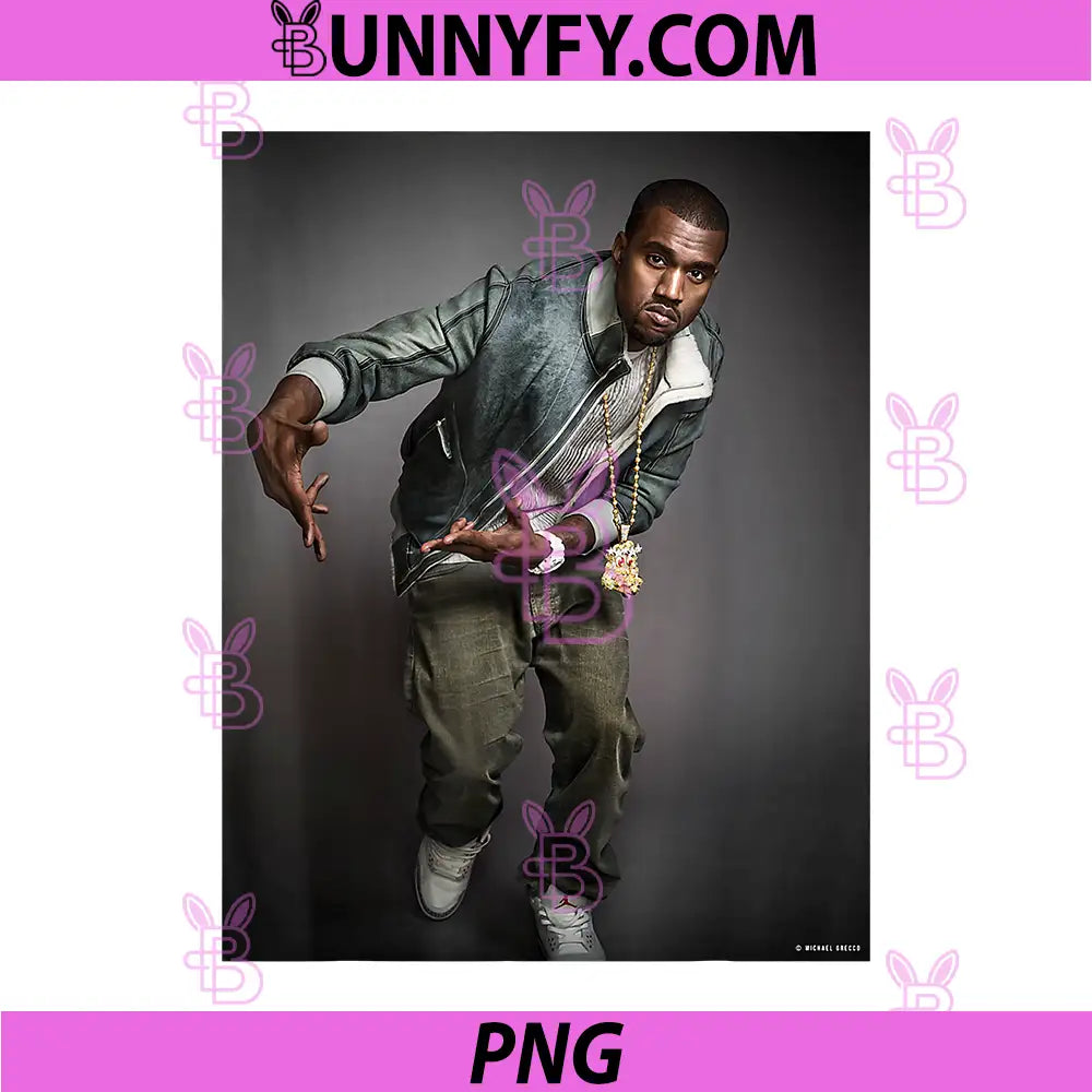 Kanye West LA PNG, Photoshoot by Michael Grecco PNG