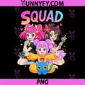 Kawaii Anime Squad PNG, Cute Magical Girls Pastel Art Style PNG