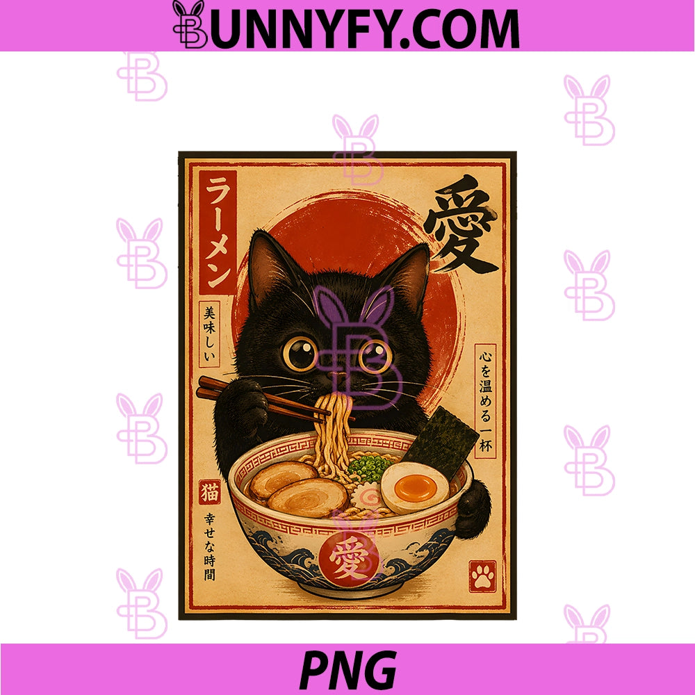 Kawaii Cat Ramen Anime PNG, Japanese Women Girls PNG
