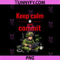Keep Calm And Commit PNG, IT Reboot Humor Graphic PNG