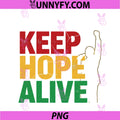 Keep Hope Alive PNG, Bold Quote Optimism Resilience Inspiration PNG