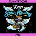 Keep Soar-Flowing PNG, Plumber Pipe Pun Flying Faucet Angel PNG