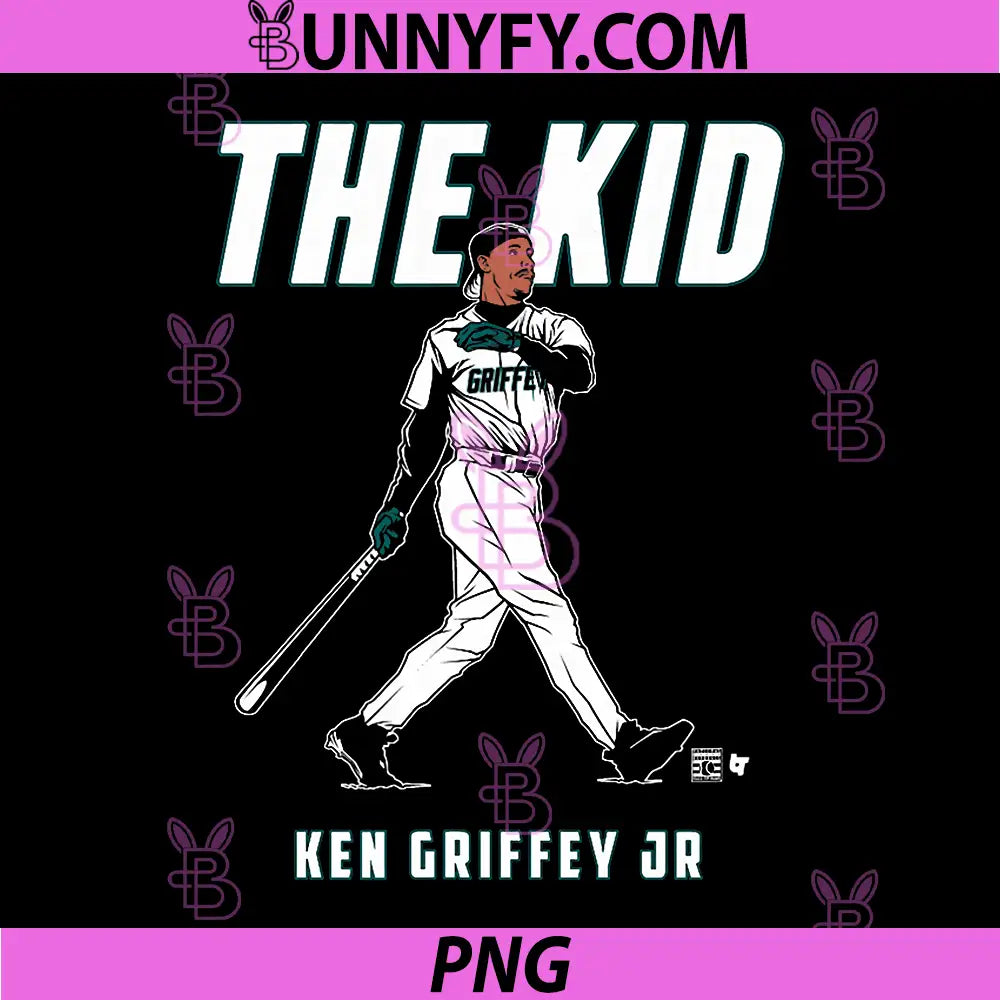 Ken Griffey Jr PNG, Seattle The Kid PNG