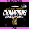 Kennesaw State Owls C-USA PNG, Champs 2025 Football Locker Room PNG