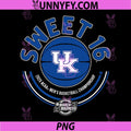 Kentucky Basketball 2025 PNG, Sweet Sixteen NCAA PNG