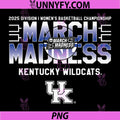 Kentucky Wildcats PNG, March Madness 2025 Basketball PNG