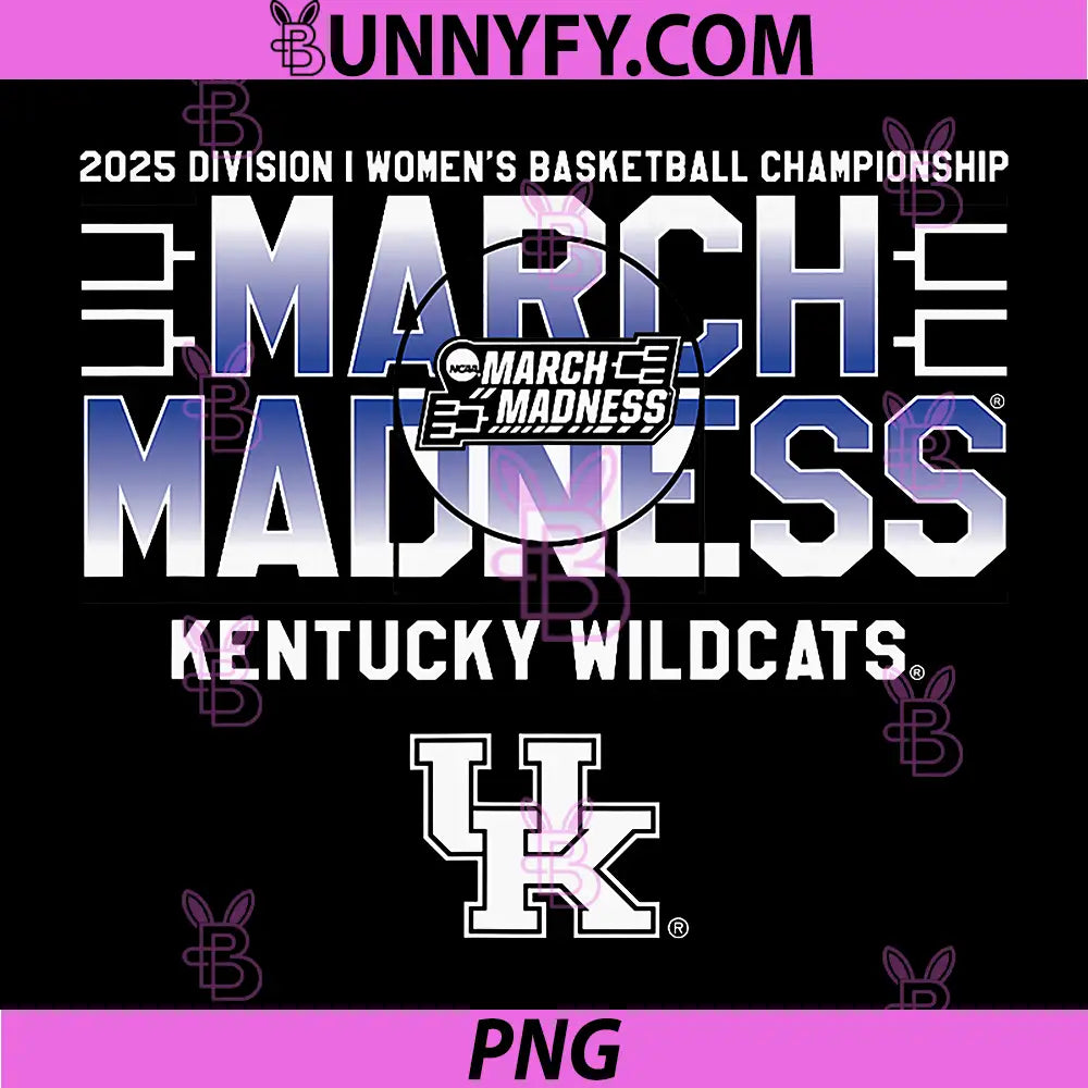 Kentucky Wildcats PNG, March Madness 2025 Basketball PNG
