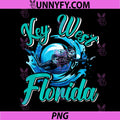 Key West Florida Diving PNG, Ocean Scuba Diver Art PNG