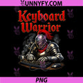 Keyboard Warrior PNG, Medieval Knight Typing PNG, IT Reboot Joke PNG