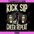 Kick Sip Repeat PNG, Soccer Coffee Lover PNG