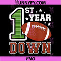 1st Football Birthday Party PNG, 1 Year Old Football Player PNG