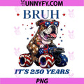 250th Anniversary Dog PNG, 1776 2026 USA 4th of July PNG