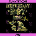 5th Birthday Military Themed Camo PNG, 5 Yrs Old Soldier PNG